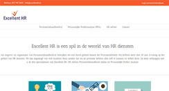 Desktop Screenshot of excellenthr.nl